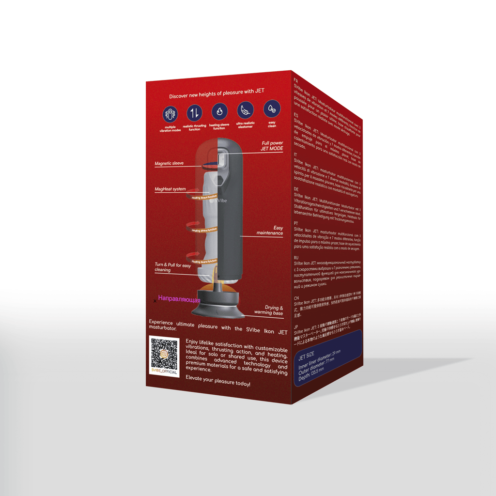 SVibe Ikon Jet – Hands-Free Male Wellness Toy